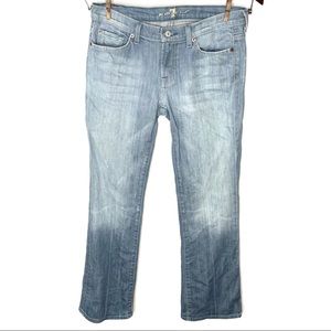 7 For All Mankind Flip Flop Flare Light Wash Jeans